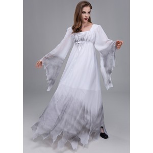 Costume da Zombie Horror S-XXL, Costume da Fantasma e Zombie Femminile per Halloween, Costume da Sposa Vampiro per Halloween - Product Image 4