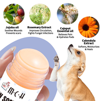 Baume de Soin Végétalien pour Animaux (Chats, Chiens, Lapins) – Formule Silencieuse, Sans Danger pour la Lèche, Comestible, Multi-Usages, Étiquette Personnalisée – Soulage les Pattes Sèches