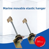Support de tuyau marin mobile et élastique anti-vibrations pour navires, en acier galvanisé/inoxydable, personnalisable CN
