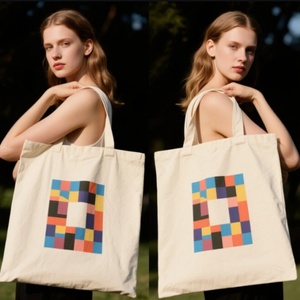 Bolsas de Tela Personalizadas al por Mayor con su Logotipo, Bolsas Promocionales de Lona de Algodón Reutilizables, Bolsa de Lona Ecológica para Eventos - Product Image 3