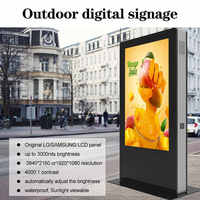 Alihh Haute Qualité 43 Oled Digital Signage Publicité Vidéo Extérieure Kiosque Électronique au Sol HDMI Écran Lcd Original