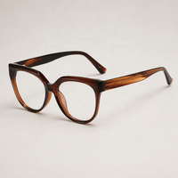 Montures de lunettes en acétate pour femmes, montures de lunettes TR90, montures optiques à monture complète, montures optiques unisexes actuelles