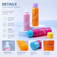 Semprotan Pengunci Rias Vitamin C Label Pribadi 24 Jam Tahan Lama Hasil Matte Pengontrol Minyak Tahan Air OEM ODM Grosir