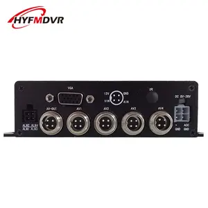 ホット販売MDVR4チャンネルミニサイズタクシーカーバントレイン車両トレーラーバストラック監視システムAHD 1080PSDカードモバイルDVR