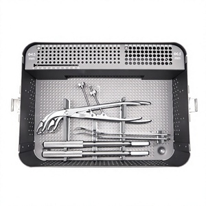 Caja de Instrumentos Ortopédicos Veterinarios BK Industries, Juego de Placas Óseas de Acero Inoxidable para Cirugía de Reducción de Fracturas en Perros/Gatos/Cerdos - Product Image 1
