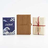 Cartes à Jouer Artistiques Ukiyo-e avec Logo Personnalisé, Jeu Holographique Arc-en-ciel, Dorure à Chaud, Taille Personnalisable, Boîte Cadeau en Papier Lin pour Boutiques de Musées