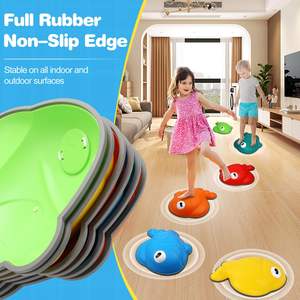 Piedras de Equilibrio Goldfish para Niños, 6 Piezas, Piedras de Salto Antideslizantes, Juego de Obstáculos para Niños Pequeños, Promueve la Coordinación - Product Image 5