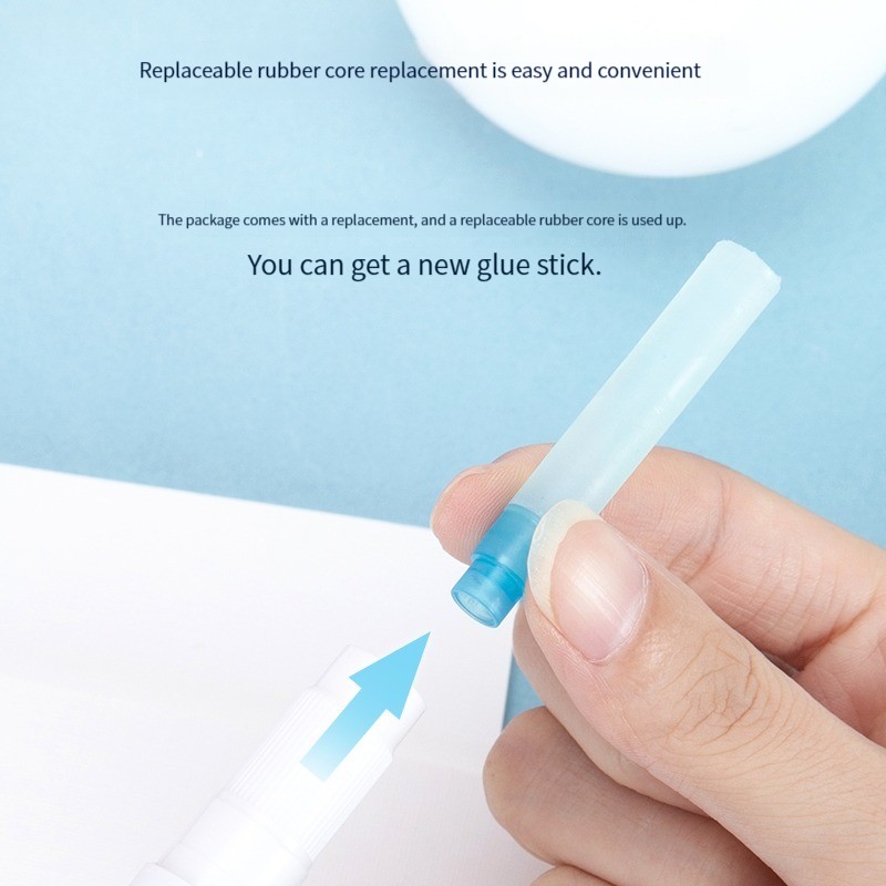 Deli 53410 твердый клей в виде ручки для студентов использует нетоксичный клей с высокой вязкостью для детского сада ручка-карандаш