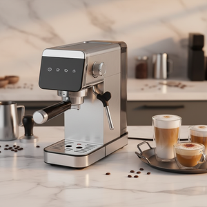 2026 New 15 Bar Espresso <b>Coffee</b> Machine Stainless Steel Touch Control 1350W Household <b>Coffee</b> <b>Maker</b> 15 Bar Pump for Auth - Product Image 1