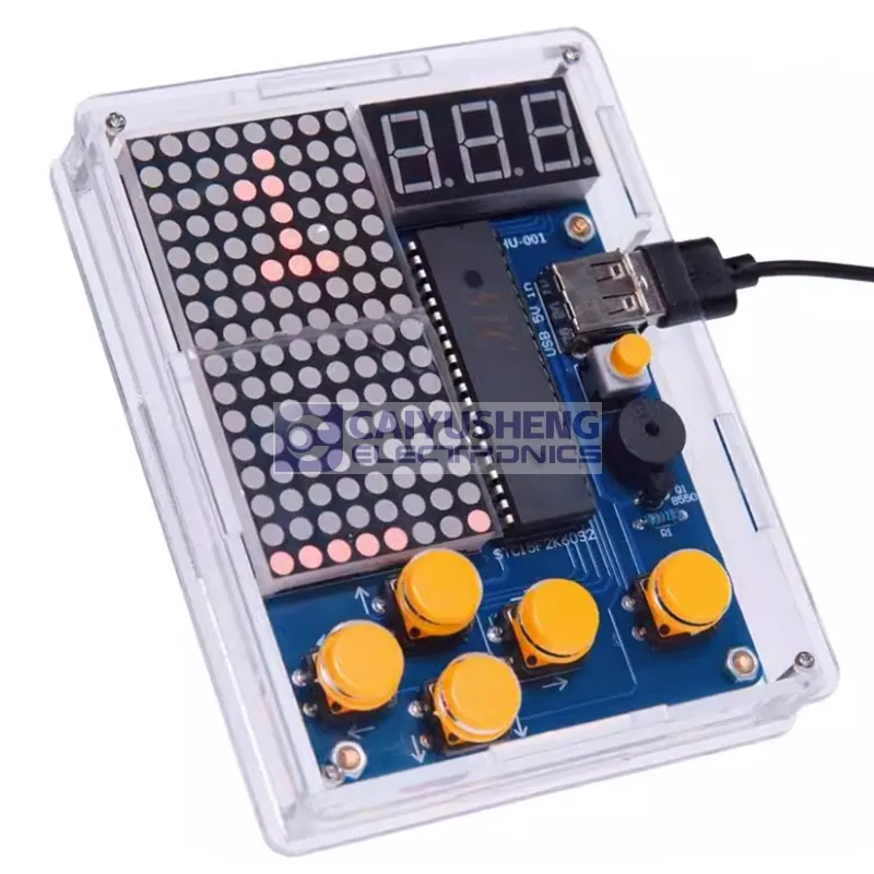 Kit de producción de consola de juegos Pixel 51 microcontrolador piezas de bricolaje