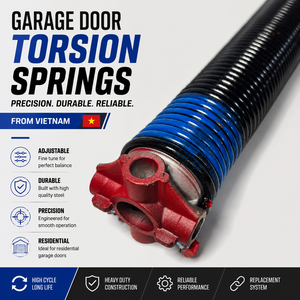 Garage Torsion <b>Springs</b> from Vietnam Residential Adjustable Garage <b>Door</b> <b>Springs</b> Precision Durable Replacement System - Product Image 1