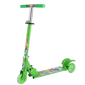 Baby kids child children with high quality new cheap 3 wheels with light sports kick foot scooter