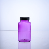 Bouteille en plastique de 250 ml pour produits de santé, bouteille pour capsules, bouteille pour bonbons de qualité alimentaire