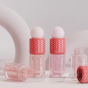 Tuýp son bóng Jinze hình cầu, thiết kế dễ thương, dung tích 2.1ml/3.5ml, kèm cọ mảnh dày, bao bì nhựa. - Product Image 1