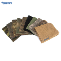 Fabricant professionnel – Écharpe tactique Flecktarn à grande grille, en coton Durban, camouflage numérique en maille, Shemagh