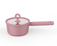 Batterie de cuisine moderne en métal antiadhésive à revêtement multicouche, 8 pièces, pour la cuisson à domicile – Meilleures ventes