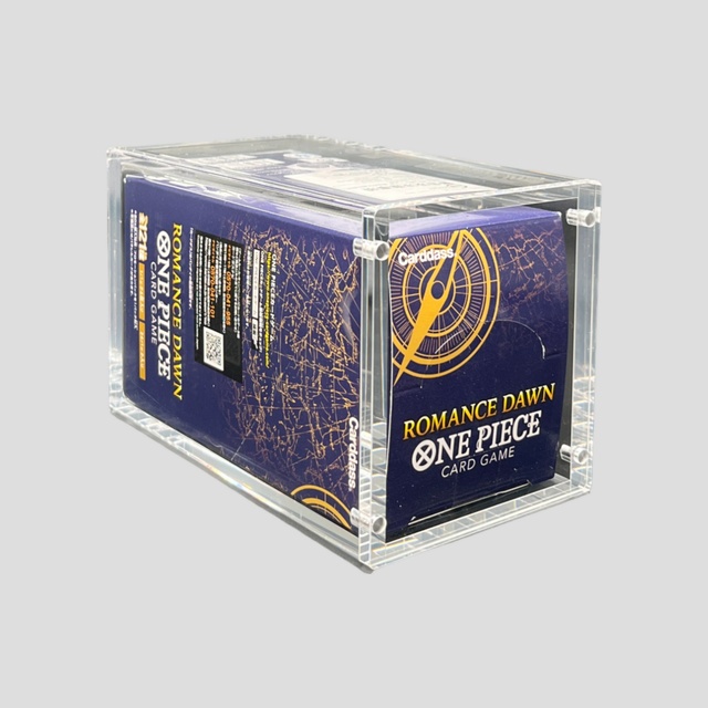 Wholesale Factory Acrylic OP-01 Card Case Collectible Box Magnetic Card Holder for TCG