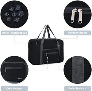 <span class=keywords><strong>Spirit</strong></span> Airlines กระเป๋าใส่ของขนาด18X14X8,กระเป๋าทรงสี่เหลี่ยมสำหรับเดินทางแบบพับได้กระเป๋าถือสำหรับผู้หญิงและผู้ชาย - Product Image 3