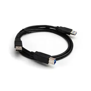 Metal Shell USB 3.0 Printer Scanner Cable Cord USB Type A Male to B Male