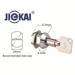 Cylindre <span class=keywords><strong>de</strong></span> serrure haute sécurité à poussoir pour <span class=keywords><strong>porte</strong></span>-vélos, compatible avec les composants ATM JK525 - Product Image 2