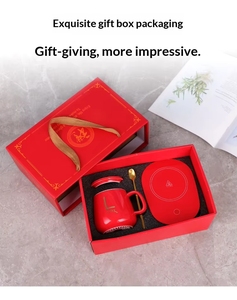 Kantoorbedrijf Welkom Nieuwjaars Cadeauset Keramische Koffiemok & USB Kopverwarmer Set Ideaal als Cadeau of voor Persoonlijk Gebruik - Product Image 4