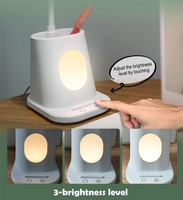 Lámpara de Mesa LED Funcional con Control Táctil, 5V 160lm 80Ra, Luz de Escritorio para Sala de Lectura, Diseño Moderno, AC DC, Hogar y Oficina