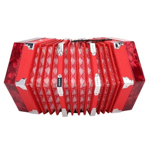 Accordéon <span class=keywords><strong>concertina</strong></span> portable professionnel pour adultes, fournitures d'instruments de musique, rouge - Product Image 5