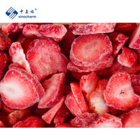 Sinocharm Haccp M13 Rode Iqf Verse Aardbeienvruchten 25-35Mm Bevroren Biologische Aardbei Voor Milkshake