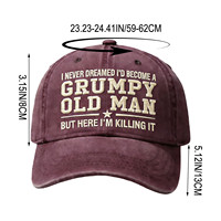 Casquette de baseball vintage délavée et vieillie Wins Flying, style rétro urbain, broderie personnalisée, casquette Hip Hop Dad Hat unisexe réglable