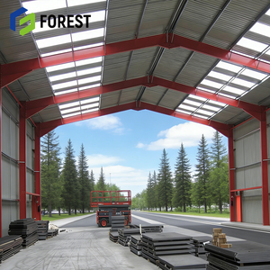 Instalación Logística Comercial Duradera con Características Sostenibles, Almacén Logístico de Estructura de Acero Prefabricada - Product Image 1