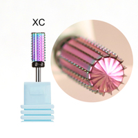 Seguridad profesional XF F M C XXC 3XC brocas de uñas para manicura ARTE DE BELLEZA al por mayor 3/32 "broca de uñas de tungsteno para salón