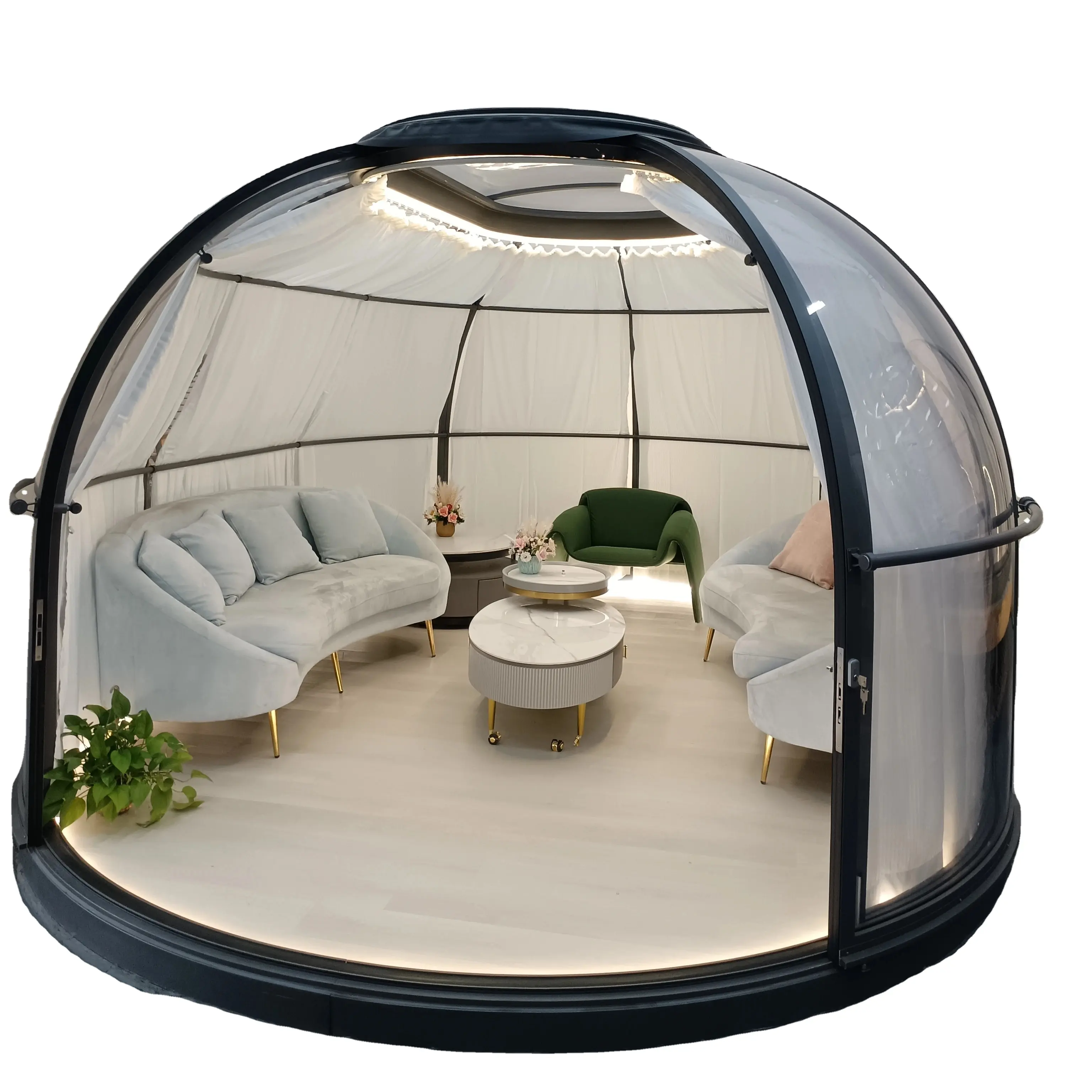 プレハブドームサンルームバブルハウス高品質透明テントパーティーテントウェディングテントプレハブハウス
