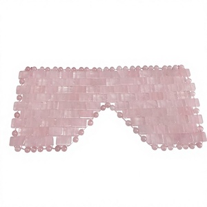 Rose Quartz Eye <b>Massage</b> Stone Cold Therapy Cover for Face Relaxation - Product Image 4