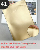 Film thermorétractable FONLYU A4 Or Argent pour enveloppe sous vide de téléphone, autocollant de protection intégrale pour iPhone 17 Pro Max