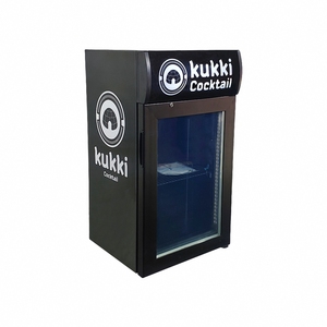 Congélateur vertical pour gelato de petite taille pour fabricants -22 ℃ ~-18 ℃   Congélateurs de présentation de crème glacée de 50 L (1,77 pi3), mini-réfrigérateur de bar - Product Image 2