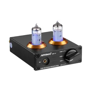 AIYIMA T3 fono pikap preamplifikatör HiFi Stereo fonograf kulaklık Preamp DIY ses amplifikatörü vakumlu tüp amplifikatör kitleri