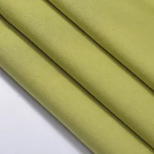 Tecido de camisa simples 100% algodão mercerizado 150 g/m2 170 cm de largura em estoque tecido de algodão para camiseta