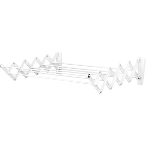 Tendedero de Ropa Plegable de Acero Inoxidable Extensible para Montar en la Pared, Ahorra Espacio, para Interiores y Exteriores - Product Image 1