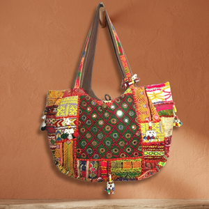 Gypsy Banjara Tote Bag Tribal Banjara Bolso de mano Banjara bordado Bolso de mano - Product Image 4