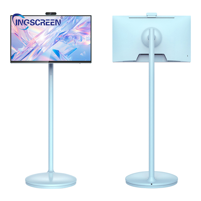 INGSCREEN Movable LED HDTV Android Touch Screen Smart TV with WiFi for Sport Work Home Use