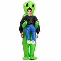 Personnage gonflable bohème en aluminium extraterrestre avec thème de plantes/fleurs, 2 pièces