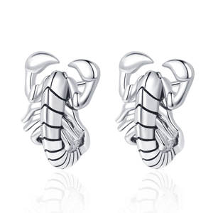 ต่างหูรูปแมงป่องสไตล์เรโทร ทันสมัย มีเอกลักษณ์ ฮิปฮอป แฟชั่นวินเทจ  ชุบทอง 14K บนเงิน  รูปสัตว์แมลง - Product Image 6