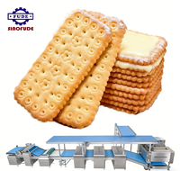 Ligne de production de biscuits, de gâteaux et de pâtisseries entièrement automatique multifonctionnelle Machine à fabriquer des biscuits