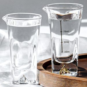 Decantador de Licor de Vidrio de 100 ml, de Alta Calidad, Precio Económico, Estilo Moderno y Lujoso, para Bar o Fiesta, Personalizado, Estilo Dorado, Pequeño - Product Image 6