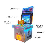 Machine de jeu d'arcade de tir à monnayeur pour enfants, équipement de jeu de tir à pistolet unique pour aires de jeux, centres commerciaux et parcs d'attractions