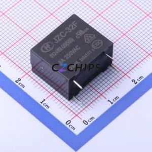 JZC-32F/012-HSLQ3(555) Power Relay Through hole,10.2x18.4mm Relay 12V 1 Normally Open: 1A (SPST-Normally Open)::: 4 8A-250VAC - Product Image 1