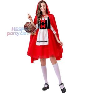 Disfraz de Sirvienta Roja de Halloween de HP, Disfraz de Cuento de Hadas para Adultos, Disfraz para Representaciones Escénicas - Product Image 1