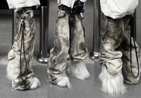 Jeans Baggy Homme Personnalisés Marque Privée Y2K Streetwear Délavés Effet Neige avec Strass Coupe Large en Denim Fabricant OEM ODM Vente en Gros