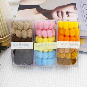 Vente en gros de bandeaux tendances pour filles élastiques pour cheveux chouchous Accessoires pour cheveux colorés par fabricant pour enfants - Product Image 2