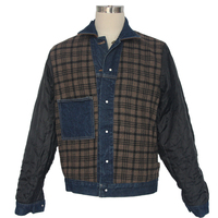 Nouveau design, tissu durable, veste en jean à prix abordable pour hommes, veste en jean